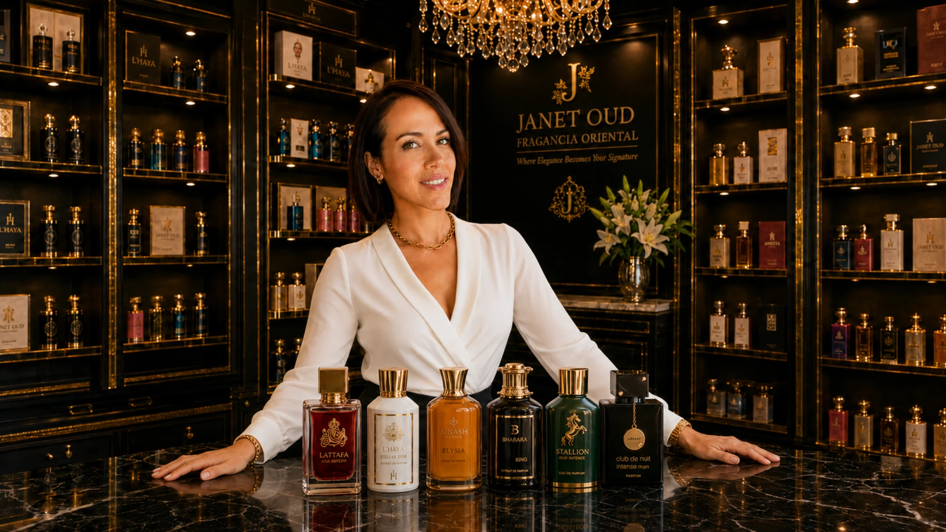 Luxury oriental fragrance collection by Janet Oud